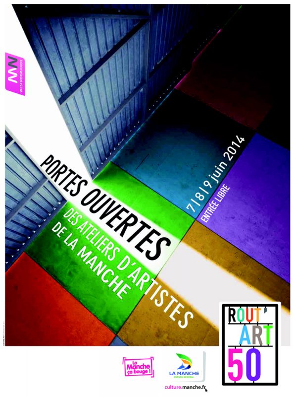 Rout’Art 50, 7-8-9 juin 2014, Portes ouvertes d’Atelier d’Artistes, Equeurdreville (50)