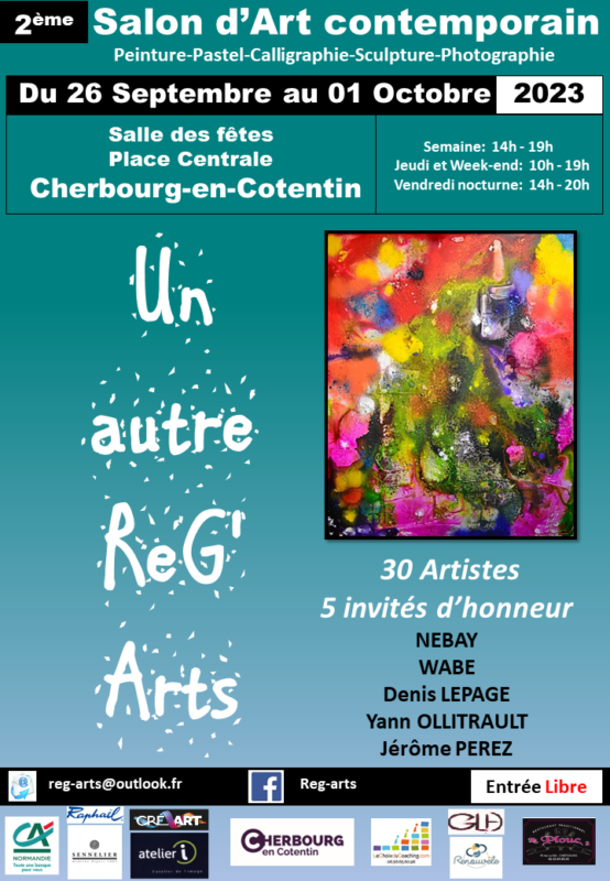 Exposition Salle des Fêtes de Cherbourg, du 26 septembre au 1er octobre 2023