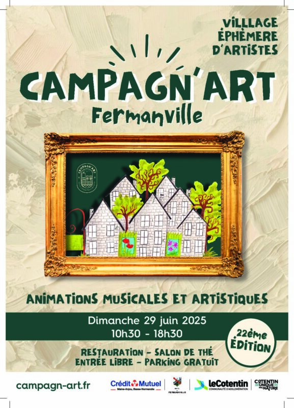 CAMPAGN’ART 2025 le 29 juin à Fermanville 50840 CAMPAGN’ART 2025 le 29 juin à Fermanville 50840