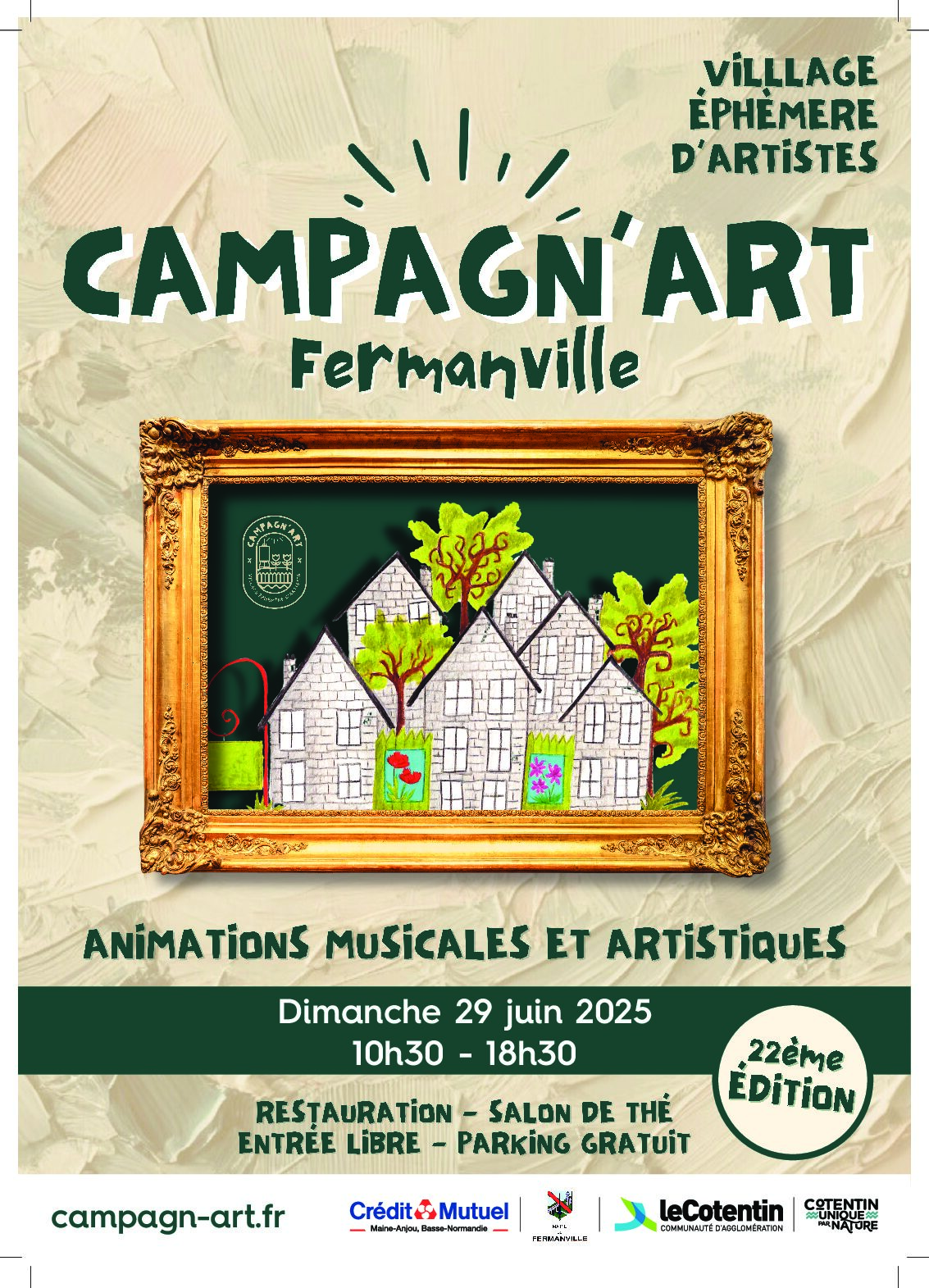 CAMPAGN’ART 2025 le 29 juin à Fermanville 50840 CAMPAGN’ART 2025 le 29 juin à Fermanville 50840
